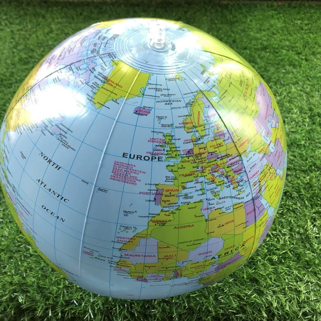 Производитель одобрил открытие надувного глобуса пляжный мяч PVC 16 дюймов карты надувной шар