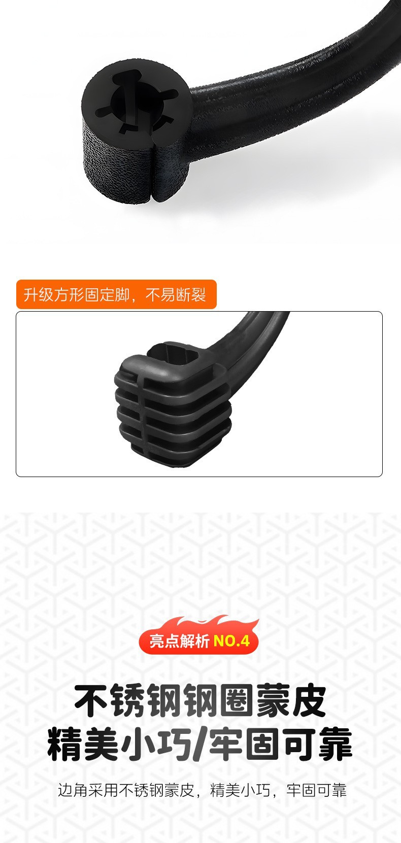 Cross-Border Multifunctional Car Seat Back Hanger Stainless Steel Portable Suit Drying Rack Car Interior Accessories