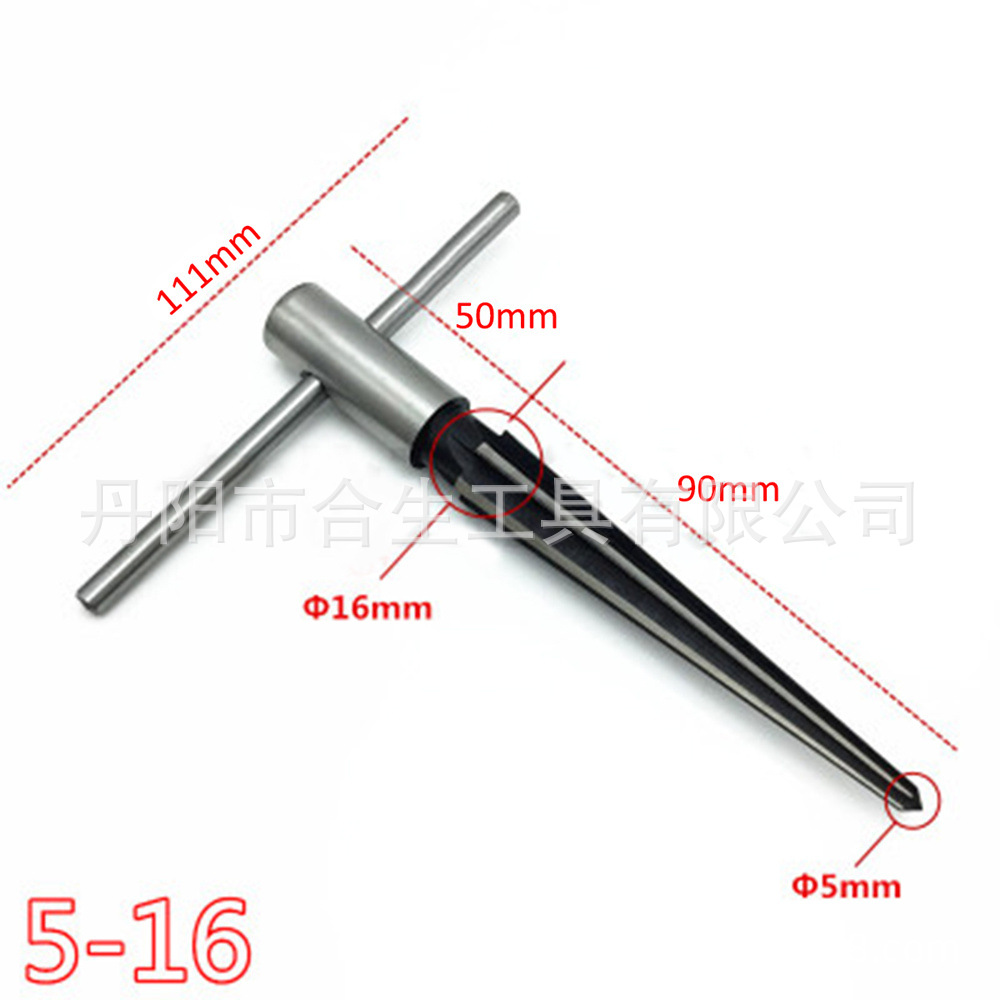 Taper Reamer 3-13mm 5-16 Hexagon Handle Woodworking Board Taper Electric Drill Reaming Chamfer Deburring Cutting Tool