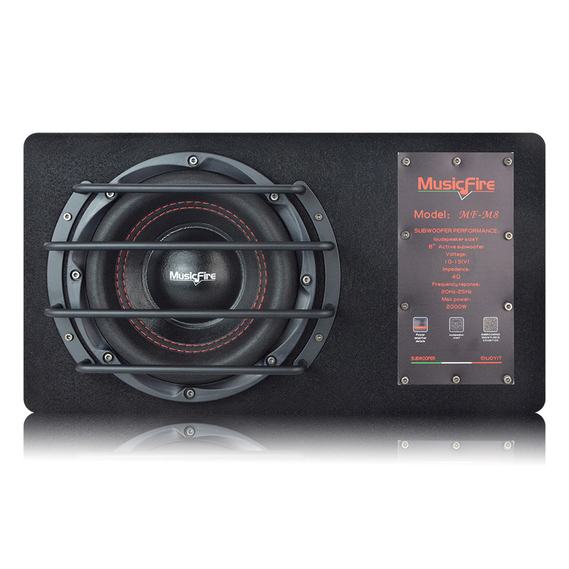 Small Mine Mf Car Active Subwoofer Car Subwoofer Car Audio 8-Inch 12V High-Power Subwoofer