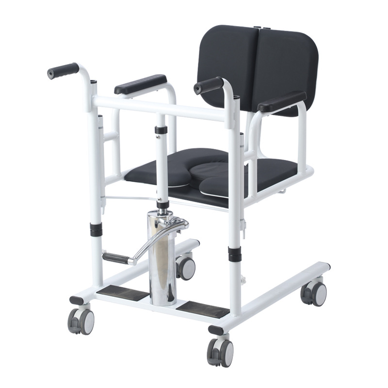 Elevación hidráulica al por mayor máquina de desplazamiento multifuncional herramienta de acompañamiento de pacientes ancianos asistente de elevación