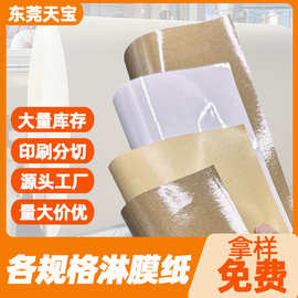 pe淋膜牛皮复合纸厂家批发食品包装餐垫纸防水纸单双面淋膜纸现货
