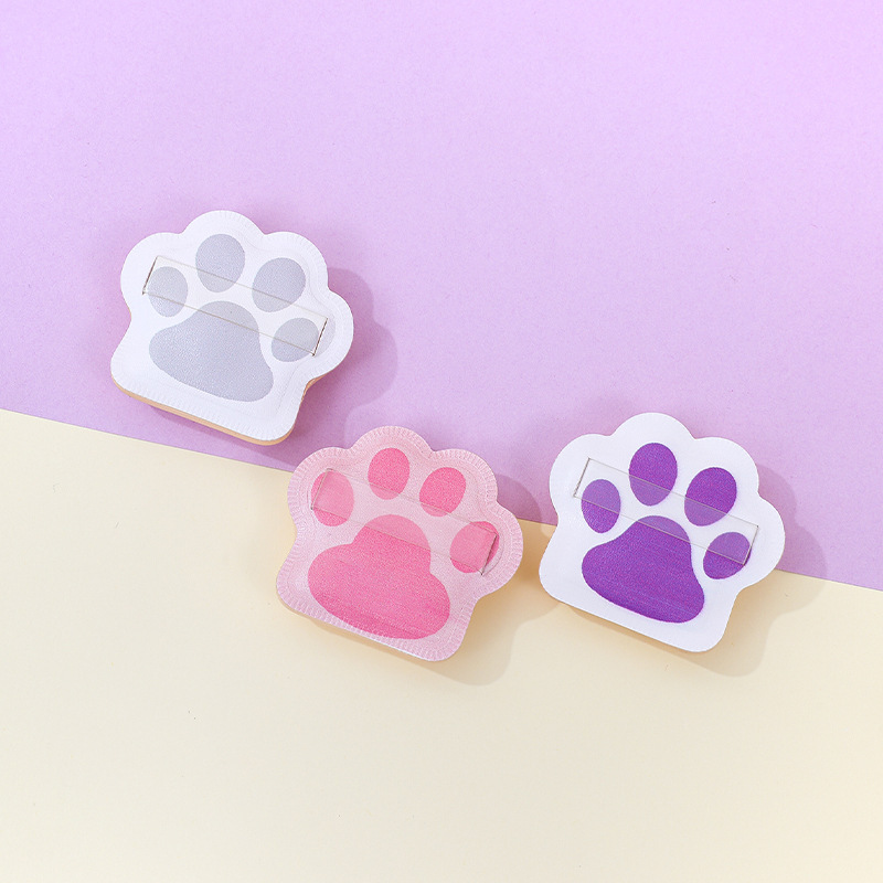 Fábrica personalizada de polvo de garra de gato 100 puntos de algodón seco húmedo líquido de base de maquillaje esponja impresión logotipo