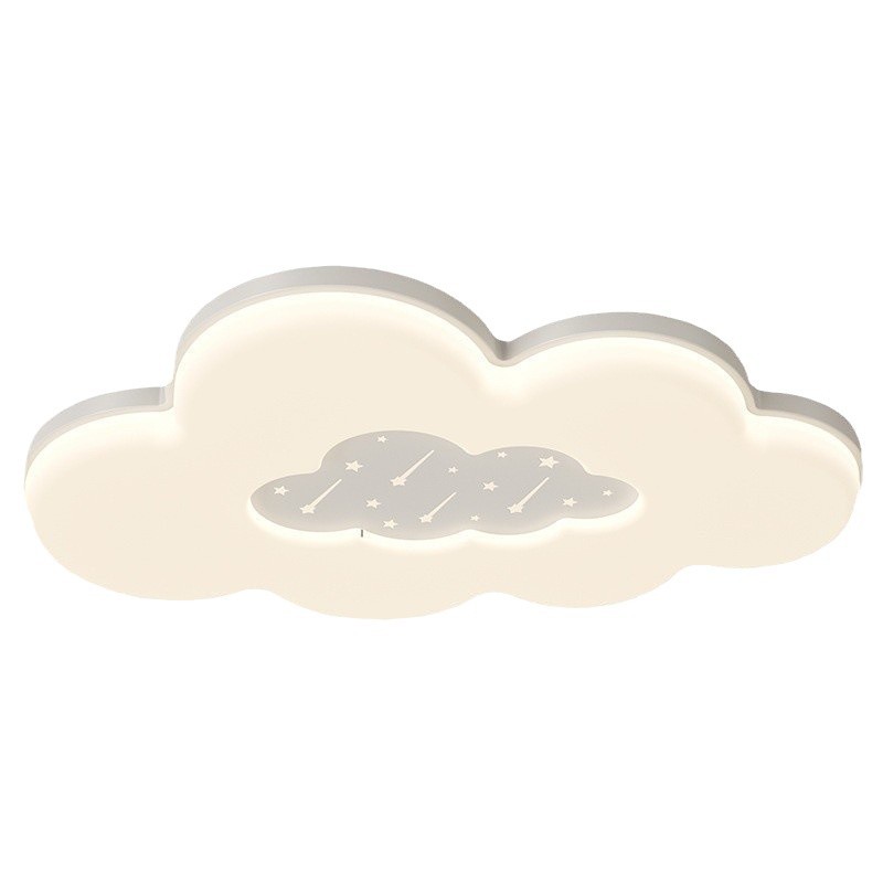 [Selección estricta] lámparas de techo con viento de crema para niños y niñas lámparas de habitación para niños simples y modernas lámparas de nube nórdicas