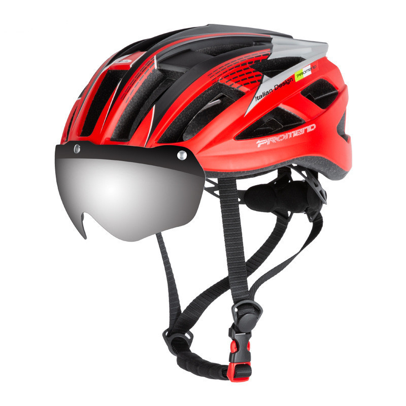 Casco de bicicleta bicicleta de montaña con espejo de viento deportivo al aire libre integrado formación de equipos de casco de bicicleta al por mayor