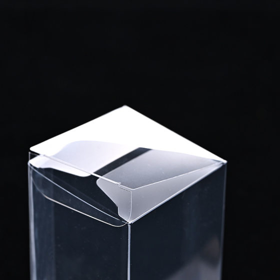 pvc packaging box plastic transparent pet box custom small batch frosted color box in stock storage pp gift box