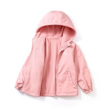 2025新款秋冬季儿童奥粒绒双面穿女童中大童抓绒衣连帽时尚外套