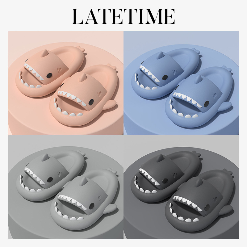 [Generation hair] 2 generation children's shark slippers summer