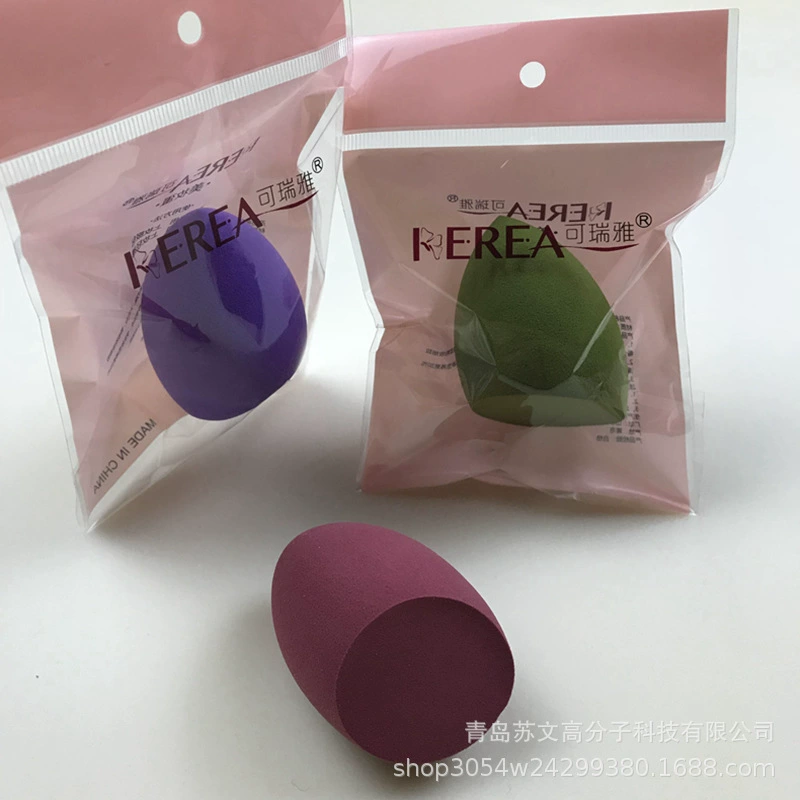 Cosmetic sponge, makeup primer drop-shaped, soft heel, pack