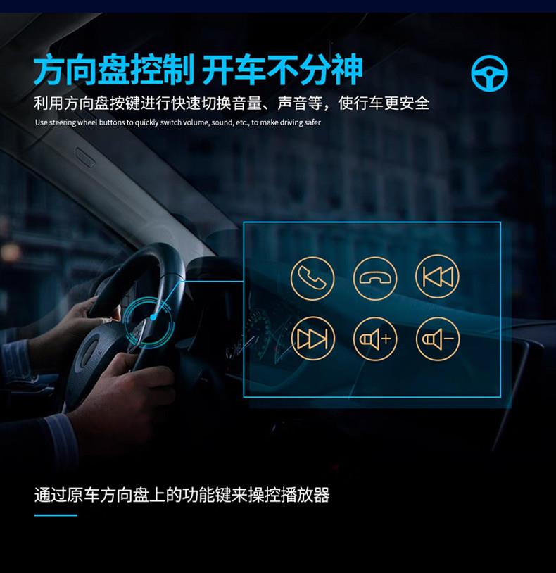 Retractable Screen Car Navigation Universal Car Player Card-Insert Radio Audio System