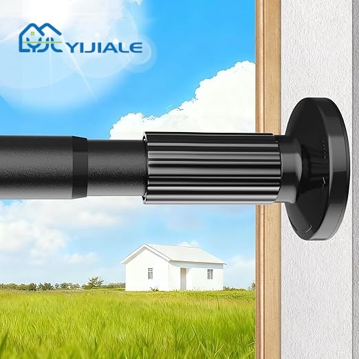 Amazon No-Nail Retractable Clothes Drying Rod, Bedroom Dual-Adjustable Curtain Rod, Shower Curtain Rod, Extendable Type