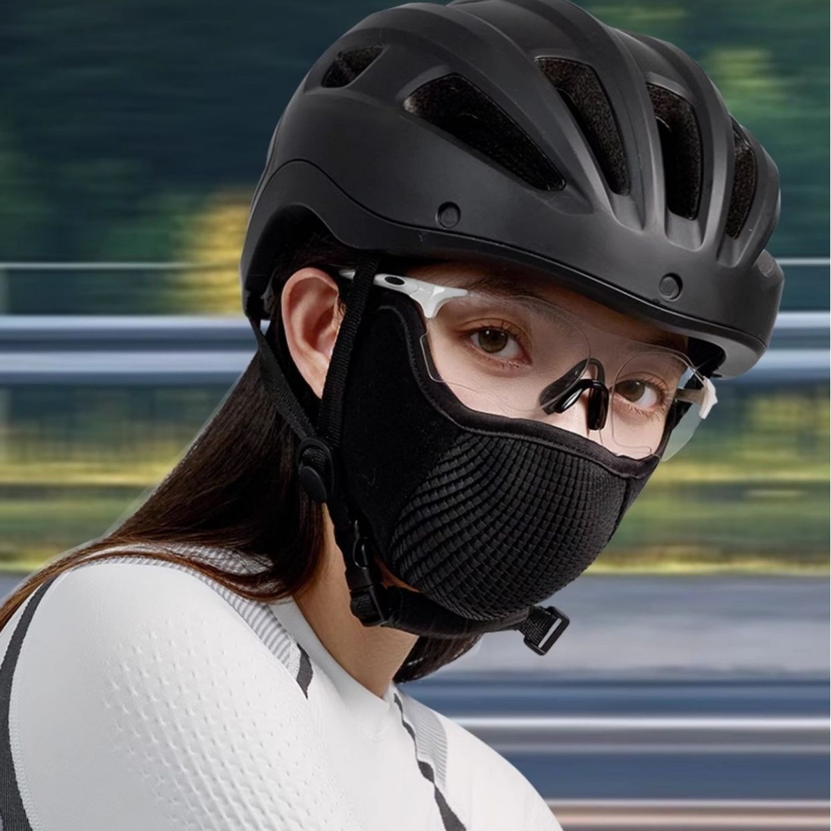 Sun Protection Cycling Mask, Uv Protection, Face and Eye Protection, Breathable 3D Ice Silk Mask for Mountaineering, 2025 New Model