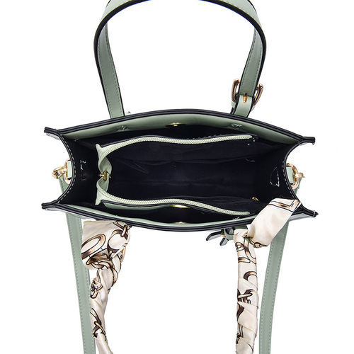 New bag  Korean style fashion silk scarf handbag trendy women's shoulder crossbody bag simple small square bag