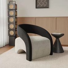 北欧设计师单人沙发ins风家用客厅懒人沙发椅阳台卧室休闲老虎椅