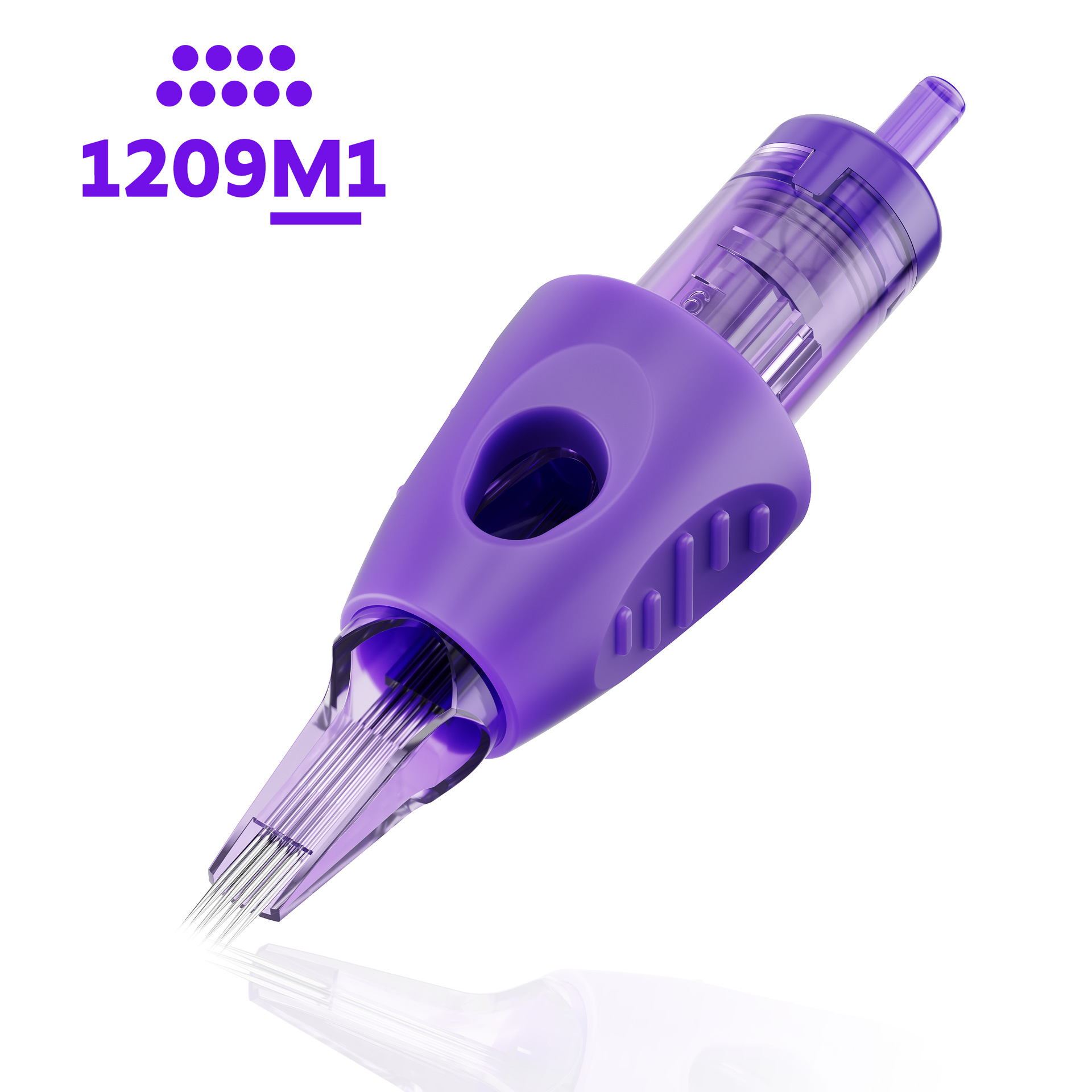 Tuffking Purple Packaging Needle Cross - Border tattoo Needle tatuaje desechable aguja integrada, Corte de alambre, niebla, equipo de tatuaje