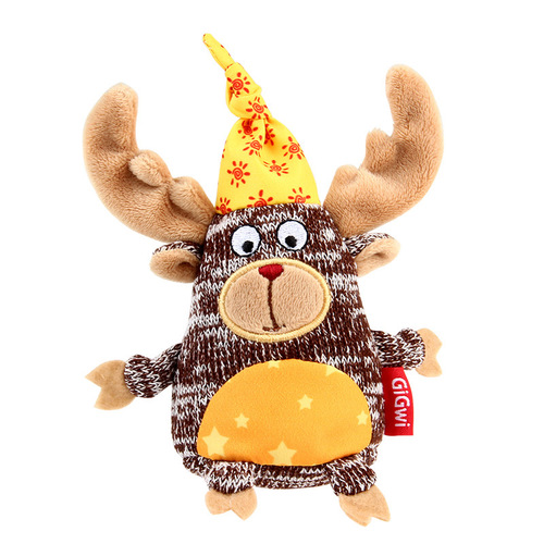 GiGwi is a dog toy. It is a sound-making plush washable small and medium-sized dog super cute and funny toy with built-in barking function.