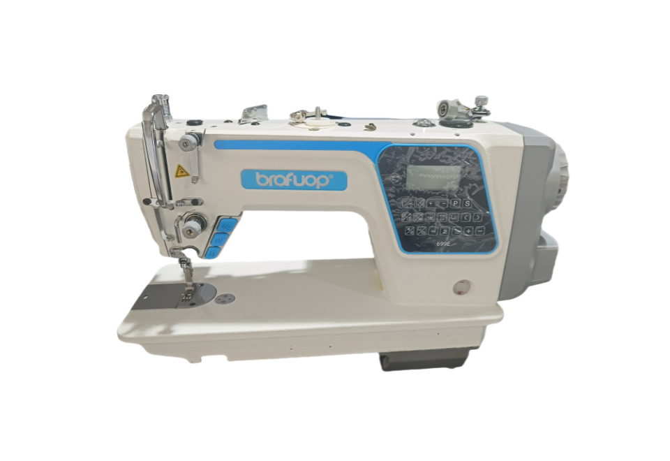 Nueva computadora máquina de coser plana de alta velocidad integrada computadora paso a paso coche plano máquina de coser industrial automática ventas directas de fábrica