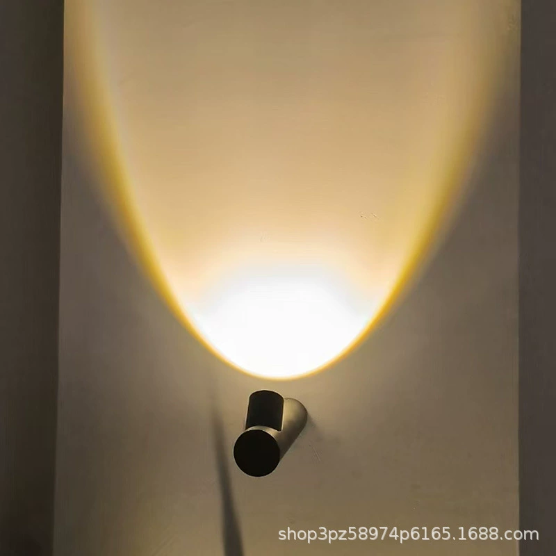 Настенный светильник для улицы, простой и креативный дизайн, для гостиной, спальни, коридора, создающий атмосферу, минималистичный бамбуковый настенный светильник.