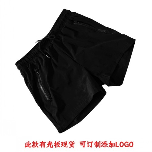 Sports and fitness long-distance running pants for men, shorts, beach pants, three-quarter pants, high elasticity, quick-drying, breathable, sweat-absorbent, summer generation