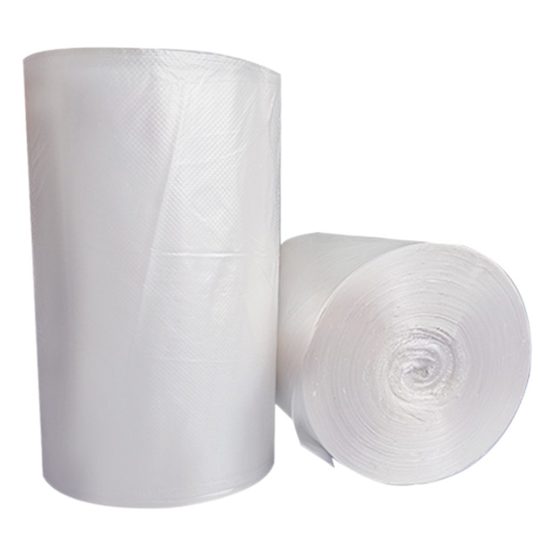 Hotel suministros blanco pequeña bolsa de basura hogar al por mayor tamaño pequeño transparente espesado desechable negro