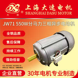 大速电机JW71 550W三相异步电动机