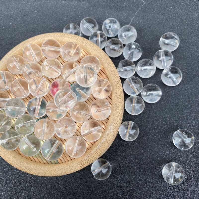 White Crystal Beads Scattered Batch DIY Bracelet Necklace Bracelet Accessories Beads Beads Beads Handmade Material Wholesale