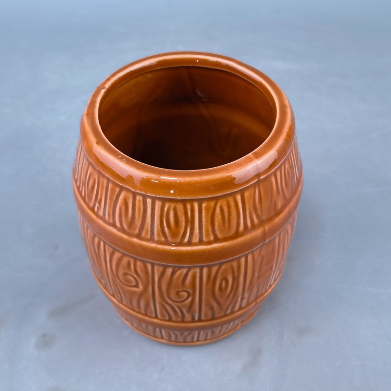 Taza de cóctel de Hawaii taza de barril de cerámica relieve taza de barril de vino taza de vinos retrógrado taza de tikki taza detiki