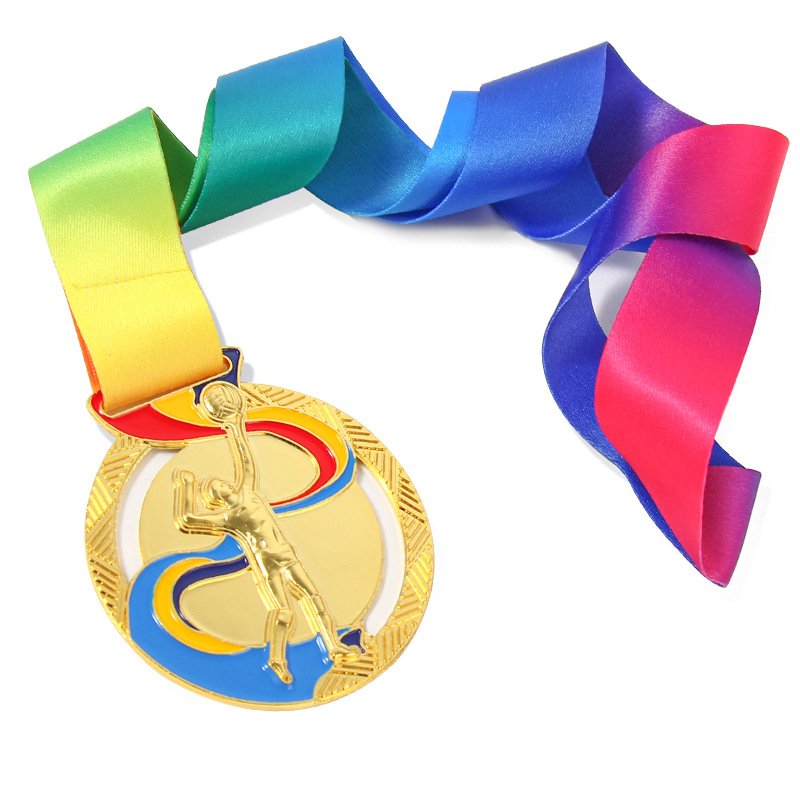 Medalla de metal Voleibol Baloncesto Juegos Escolares Juegos Corporativos Competiciones Comunitarias Oro y Plata Bronce Medalla de Honor