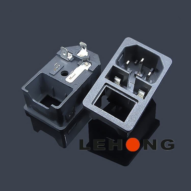 DE-14-F3-15 安规AC插座/电源插座/品字插座/AC母座/器具插座