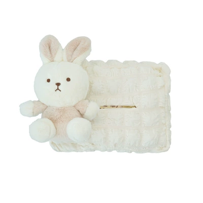 Car tissue box/set – Tissue Box - rice-puff-checkered-chair-back-tissue-box-sticker-doll-bunny