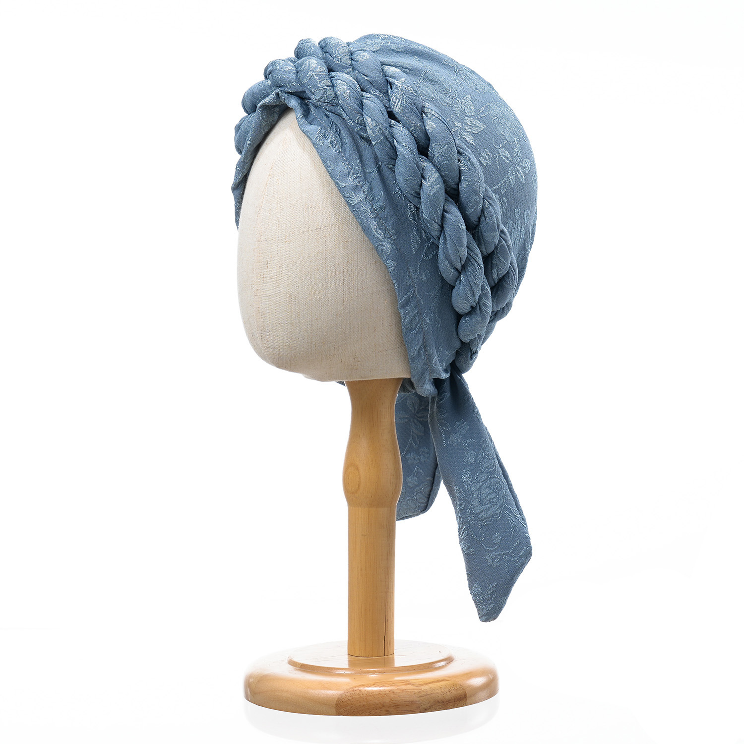 Turban hijab floreale elegante cuffia comoda per donna_voghion.com