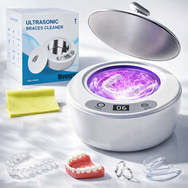 Ultrasonic Braces Cleaning Machine, Glasses, Jewelry, Dentures, Braces Cleaning Machine with Uv Sterilization and Disinfection, Cross-Border Wholesale Factory Ultrasonic Braces Cleaning Machine, Glasses, Jewelry, Dentures, Braces Cleaning Machine with Uv Sterilization and Disinfection, Cross-Border Wholesale Factory