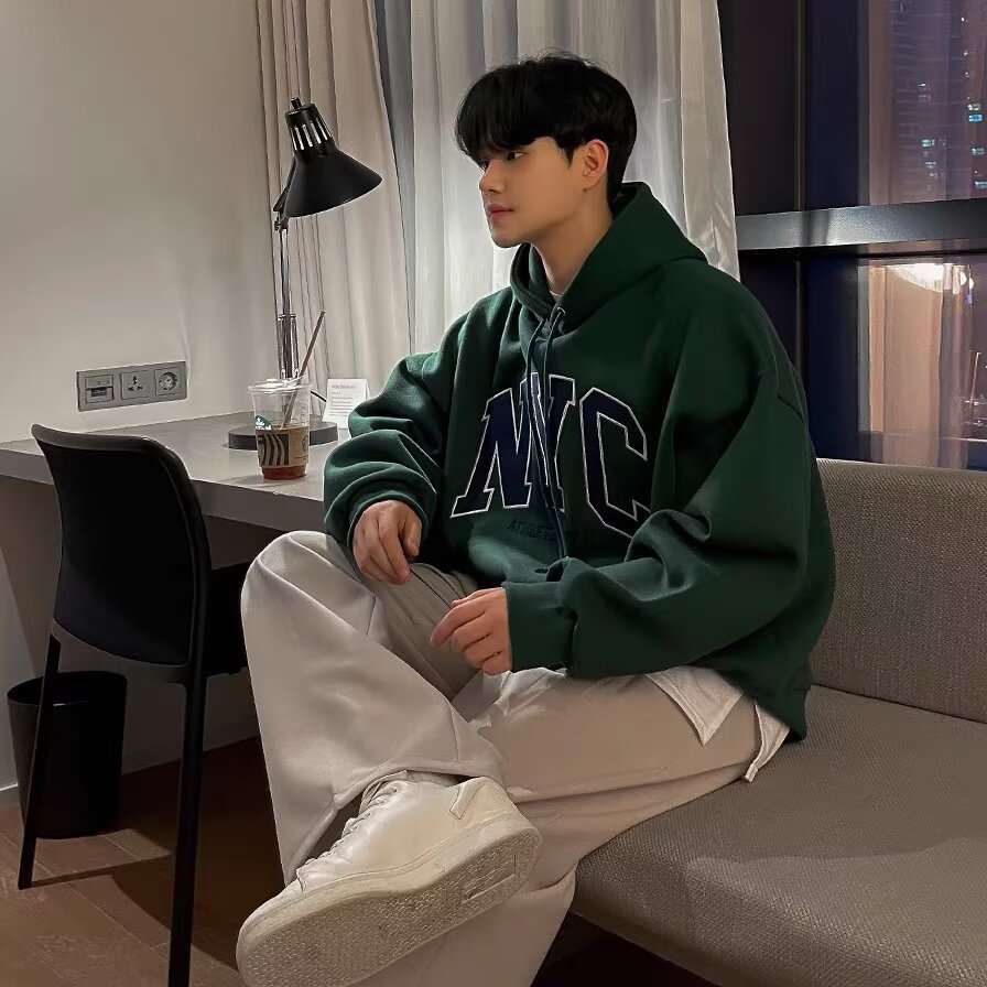 녹색 기모 안감