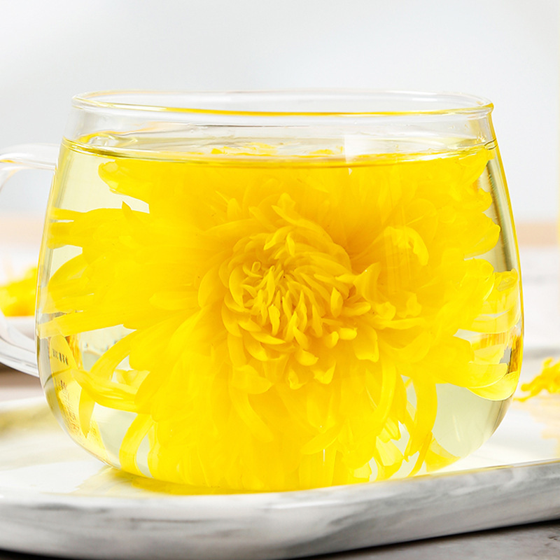 金絲皇菊新花菊茶個別包装、クコの実入り、黄山散装花草茶、黄菊茶|undefined
