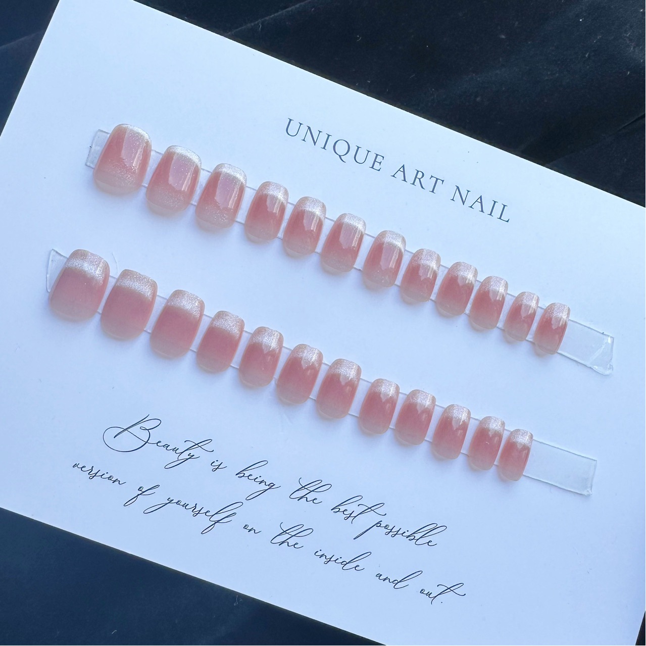 Use manicura rubor sonrisa use manicura-rubor corto blanco para manicura terminada desmontable