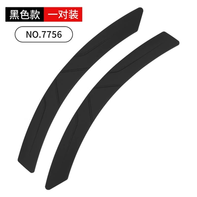 Car wheel eyebrow anti-collision strip Qapı və bamper qoruyucu zolaqlar - js-7756-black-1-pair