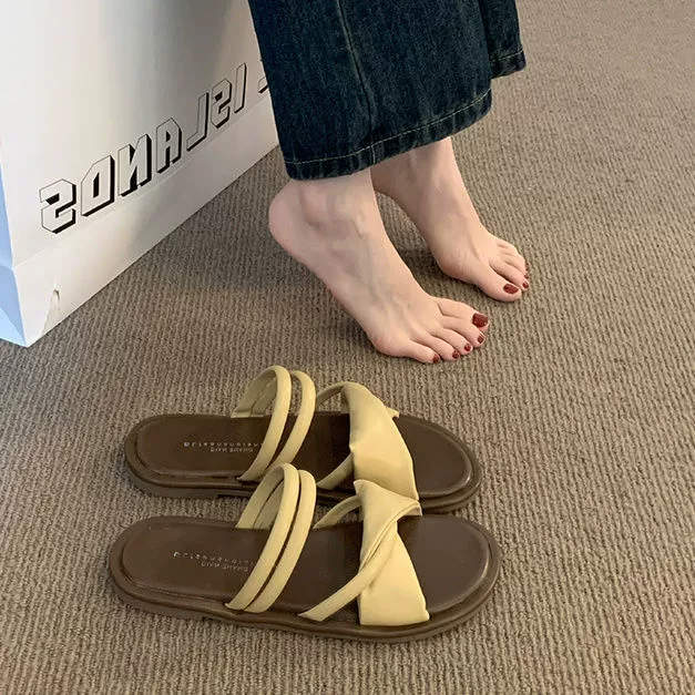 Summer sandals, suitable with a skirt, 2025 years