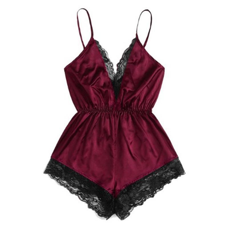 Tide FASHION WOMEN SUMMER SEXY LINGERIE GIRL V Neck Pijamas