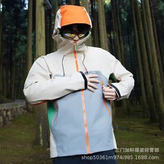 新しい台州鳥家ソンザンアウトドアフード付きハードシェルナンガバワソンザン共同ブランドジャケット