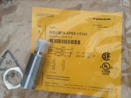 欧美工控 电感式接近开关 传感器 BI8U-M18-AP6X-H1141 图尔克供