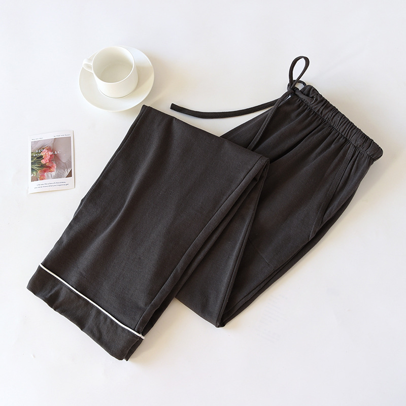 남성용 다크 그레이 (니트 바지)