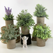 跨境亚马逊热卖组合仿真植物盆栽北欧风家居桌面摆设迷你绿植盆景