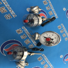 电接点双金属温度计WSSX-580/WSSX-413/固定法兰式WSSX-404