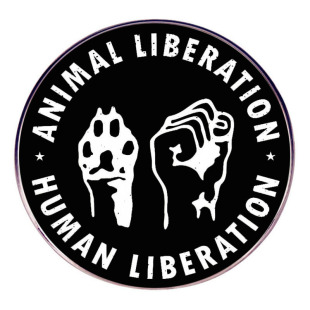 Animal Rights Brooch Protect Animal Human Rights Pin Badge Metal Alloy Badge Accessories