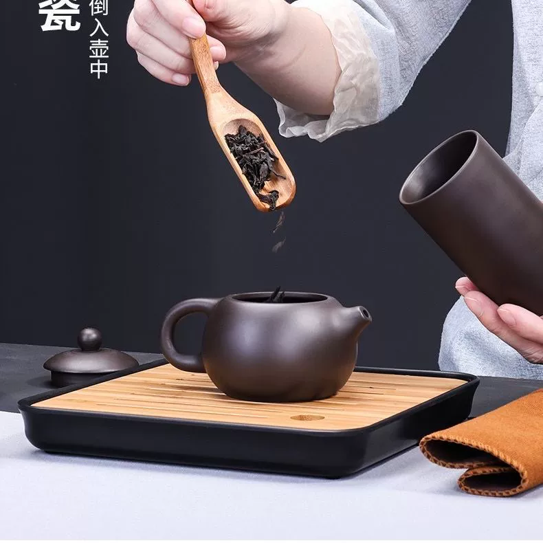 Handheld tea set for traveling, travel storage system