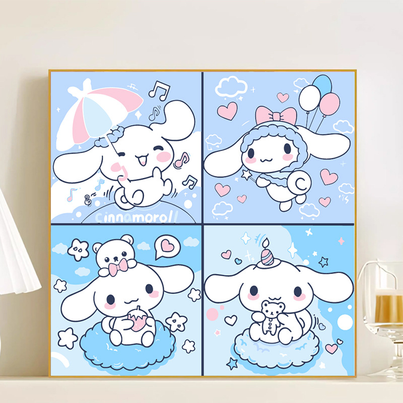 LL009 / 20*20CM（画笔+颜料+绷好内框）