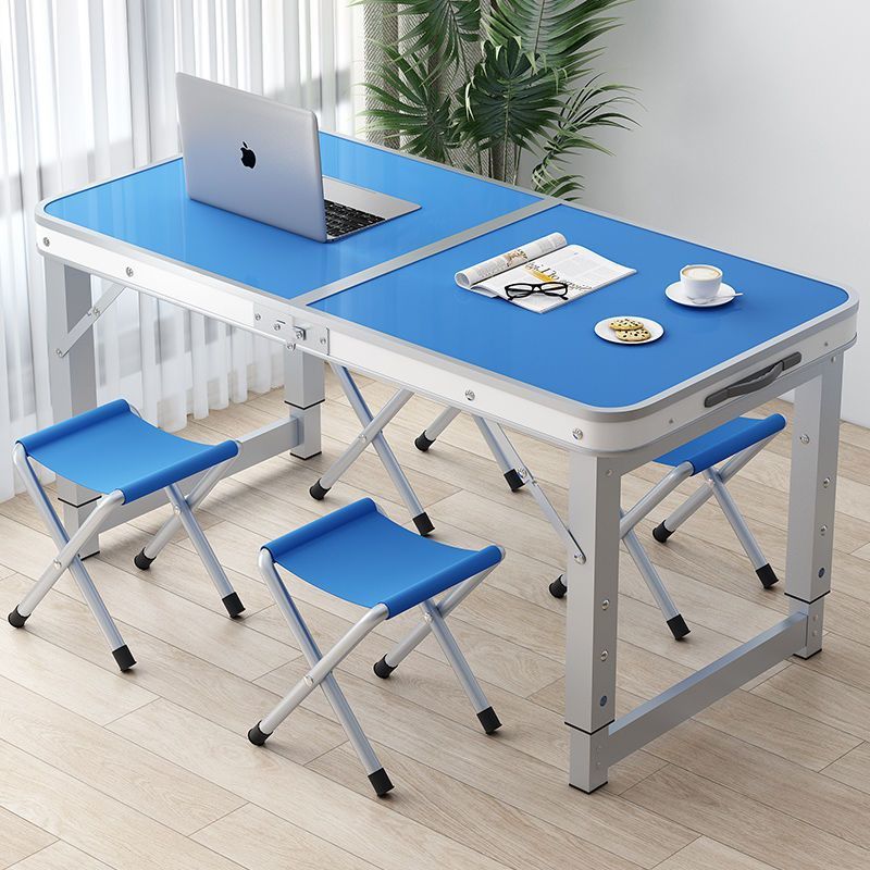 Mesa plegable al aire libre, puestos en el mercado nocturno, puestos, mesas plegables convenientes, mesas de campamento al aire libre, mesas de aleación de aluminio engrosadas