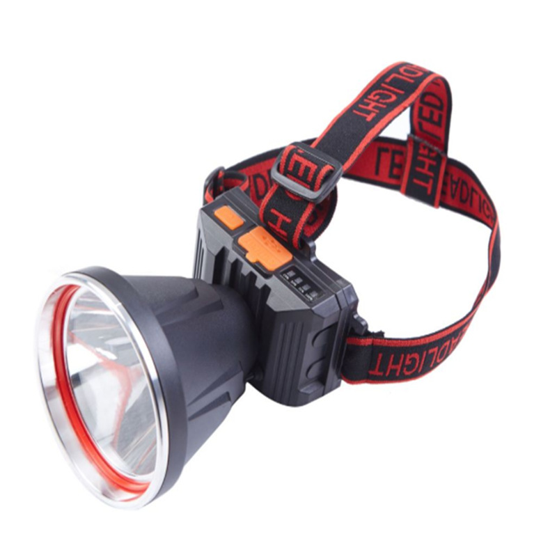 强光LED夜钓远射充电头灯户外露营钓鱼矿灯锂电池探照头戴式电|ms