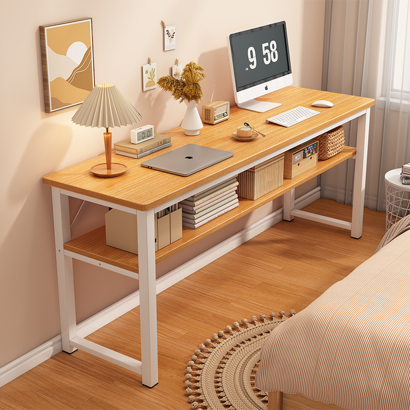 Escritorio chica dormitorio mesita de noche rectangular simple casa de alquiler escritorio blanco simple escritorio de la computadora