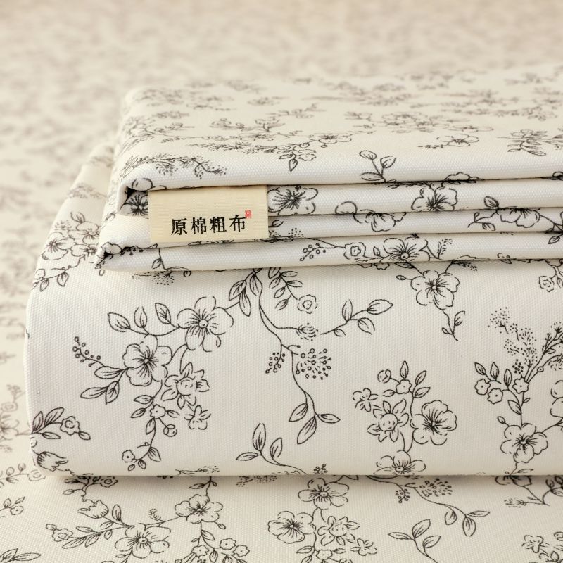 Sábana de tela gruesa vieja de algodón puro pieza individual 100 algodón engrosamiento lino dormitorio pieza individual traje de tres piezas Four Seasons Universal New